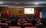 董新春为通信学院师生宣讲十九届五中全会精神
