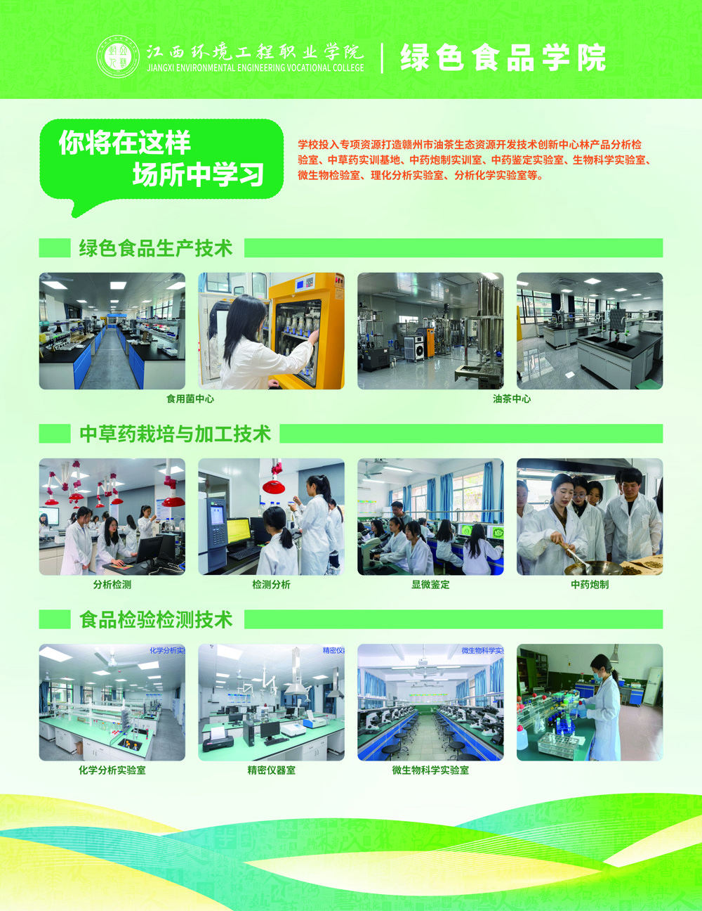 【108cmx140cm】绿色食品学院经北楼宣传橱窗 (2)