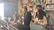 院长廖忠明率队走访旅游与商贸学院合作企业