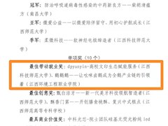我院师生喜获“最佳带动就业奖”