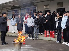 园林与建筑学院开展消防演练 筑牢校园安全防线